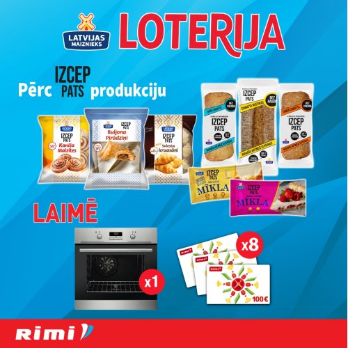 ЛОТЕРЕЯ IZCEP PATS В МАГАЗИНАХ RIMI