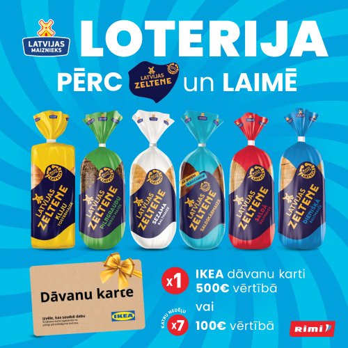 LATVIJAS ZELTENE LOTERIJA RIMI VEIKALOS