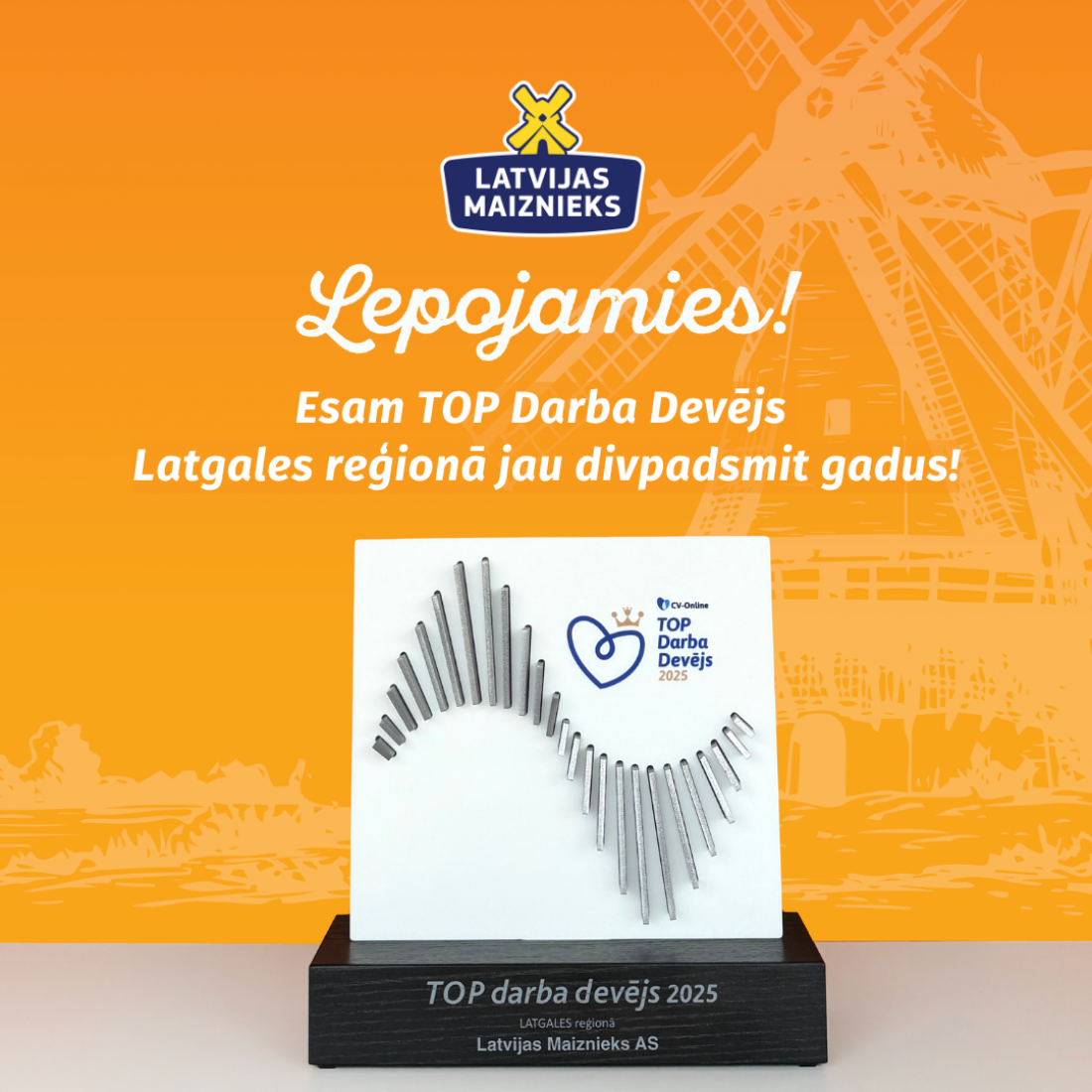 Top employer in the Latgale region.