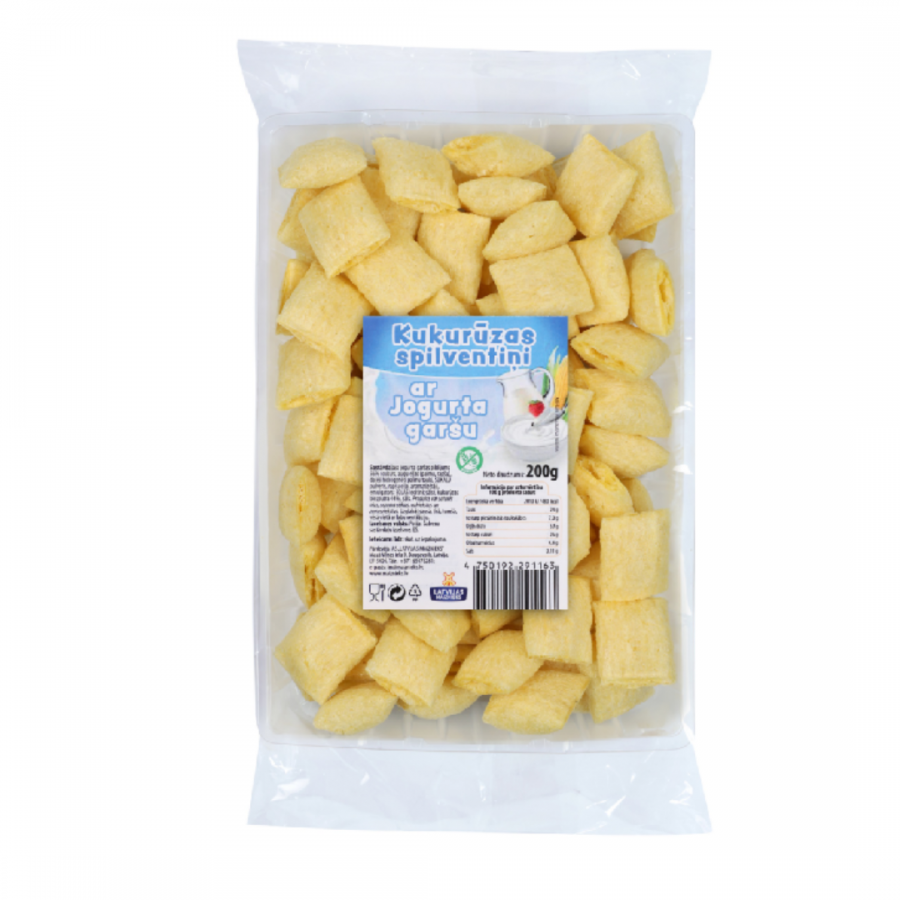 Corn pads with yogurt-flavored filling