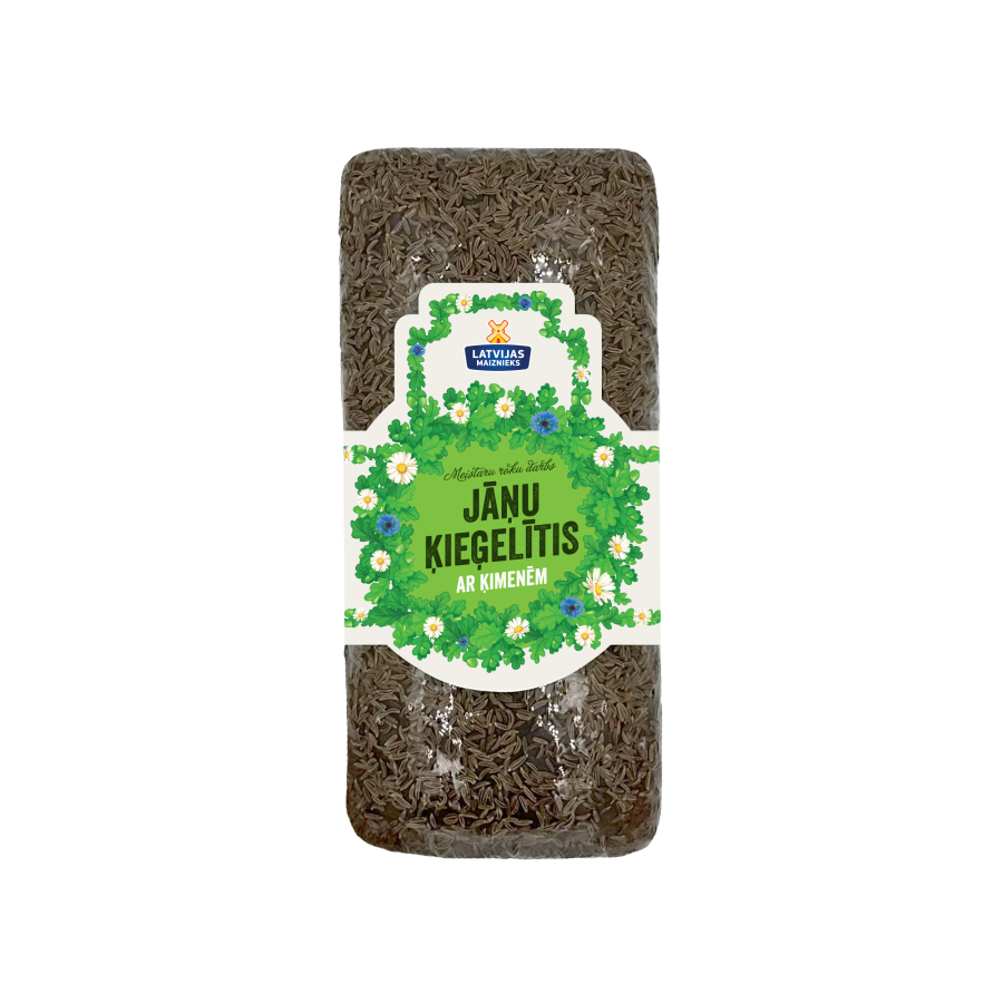 Jāņu loaf with caraway