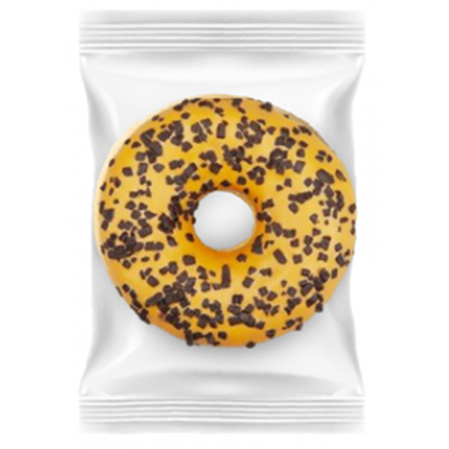 Donut with orange and currant filling