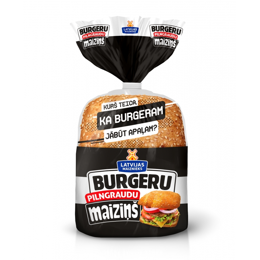 Maiziņš Whole grains burger buns