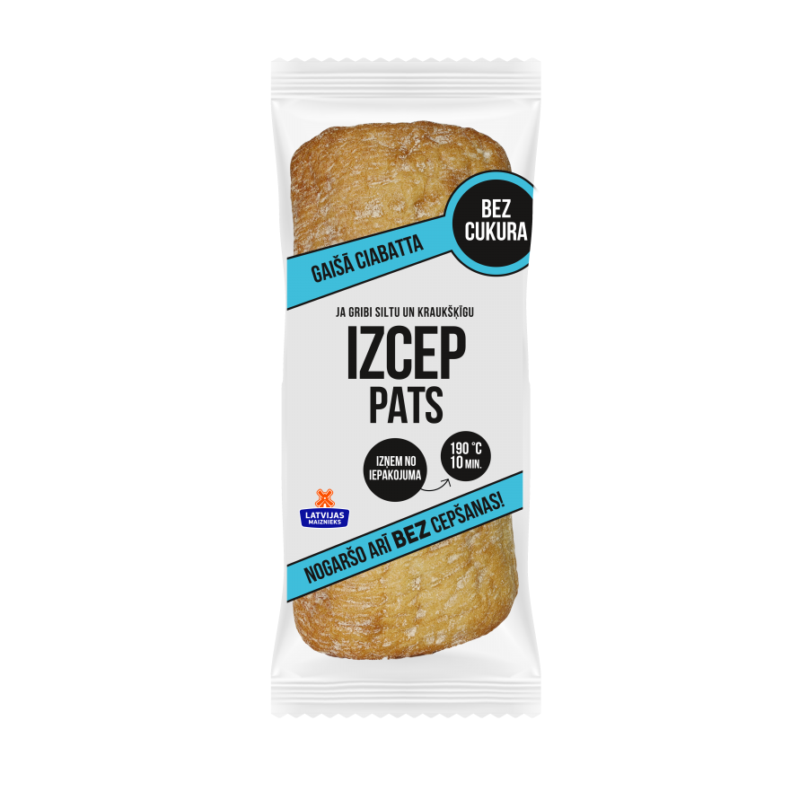 Gaišā Ciabatta "IZCEP PATS"