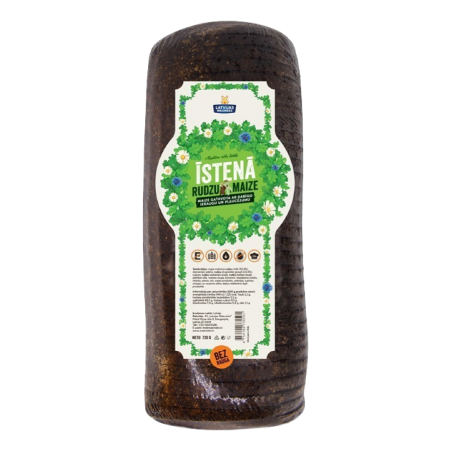 Īstenā rye whole wheat bread