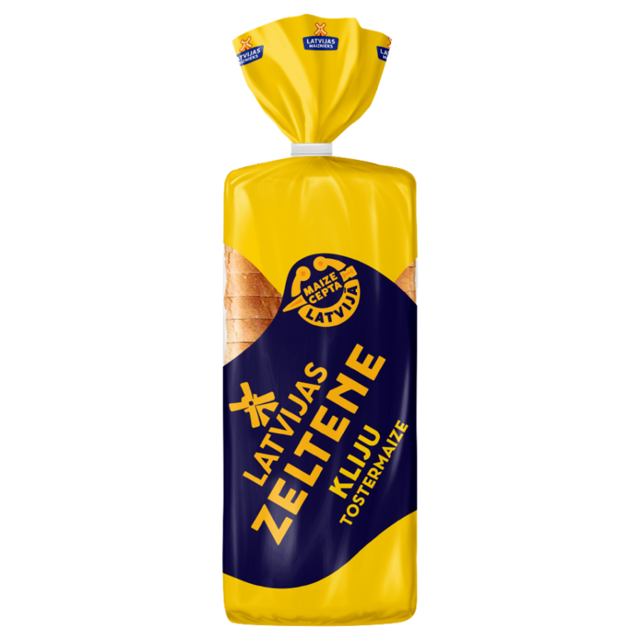 "LATVIJAS ZELTENE" BRAN TOAST BREAD