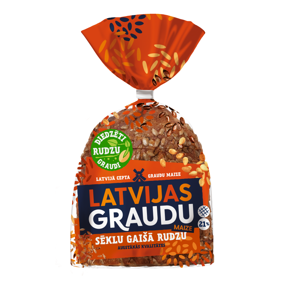 "LATVIJAS graudu maize" sēklu gaišā rudzu