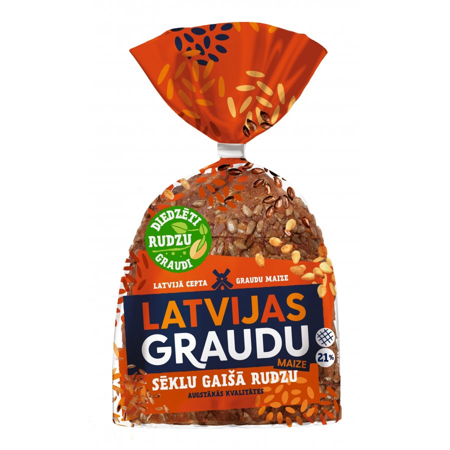 "LATVIJAS graudu maize" sēklu gaišā rudzu