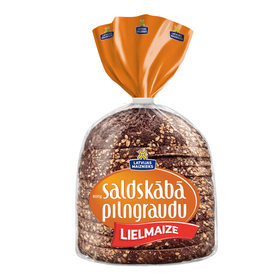 LIELMAIZE Saldskābā pilngraudu maize