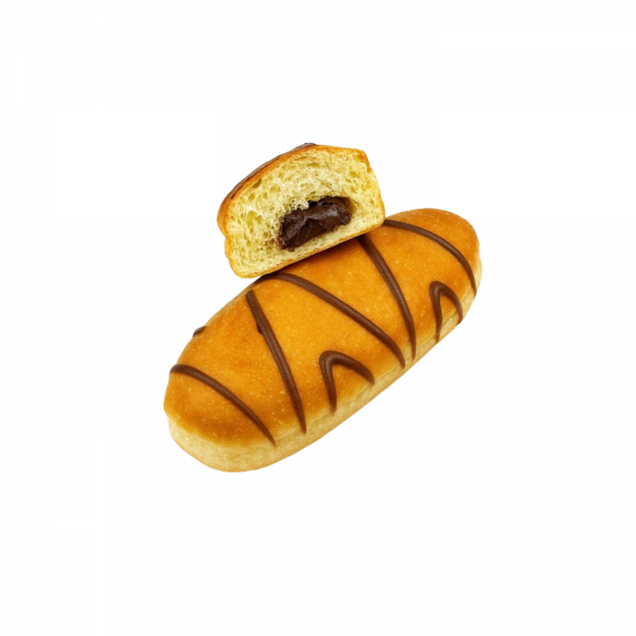 Berliner with hazelnut filling