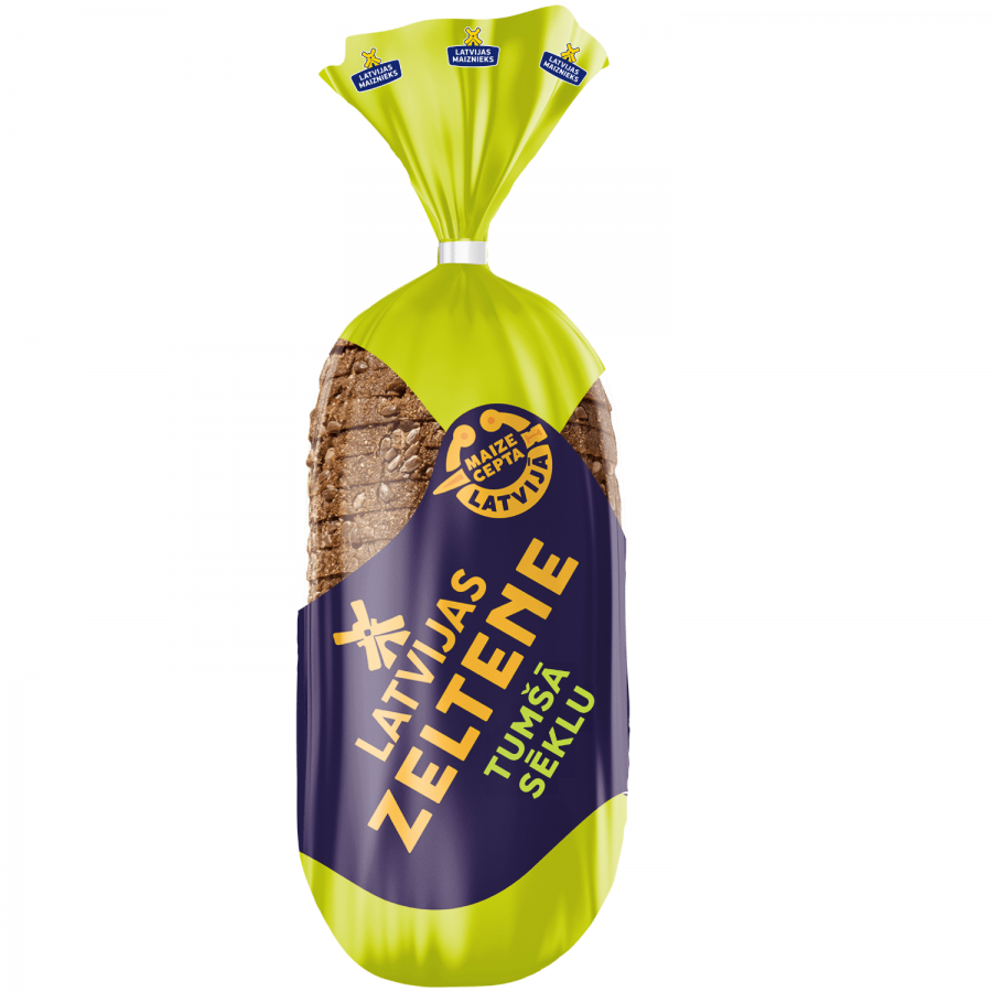 "Latvijas Zeltene"  bread with seeds