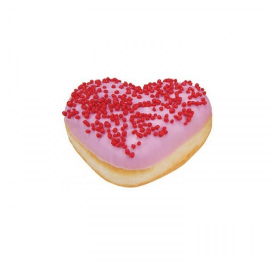 Rozā Sirds berlīners ar aveņu pildījumu 