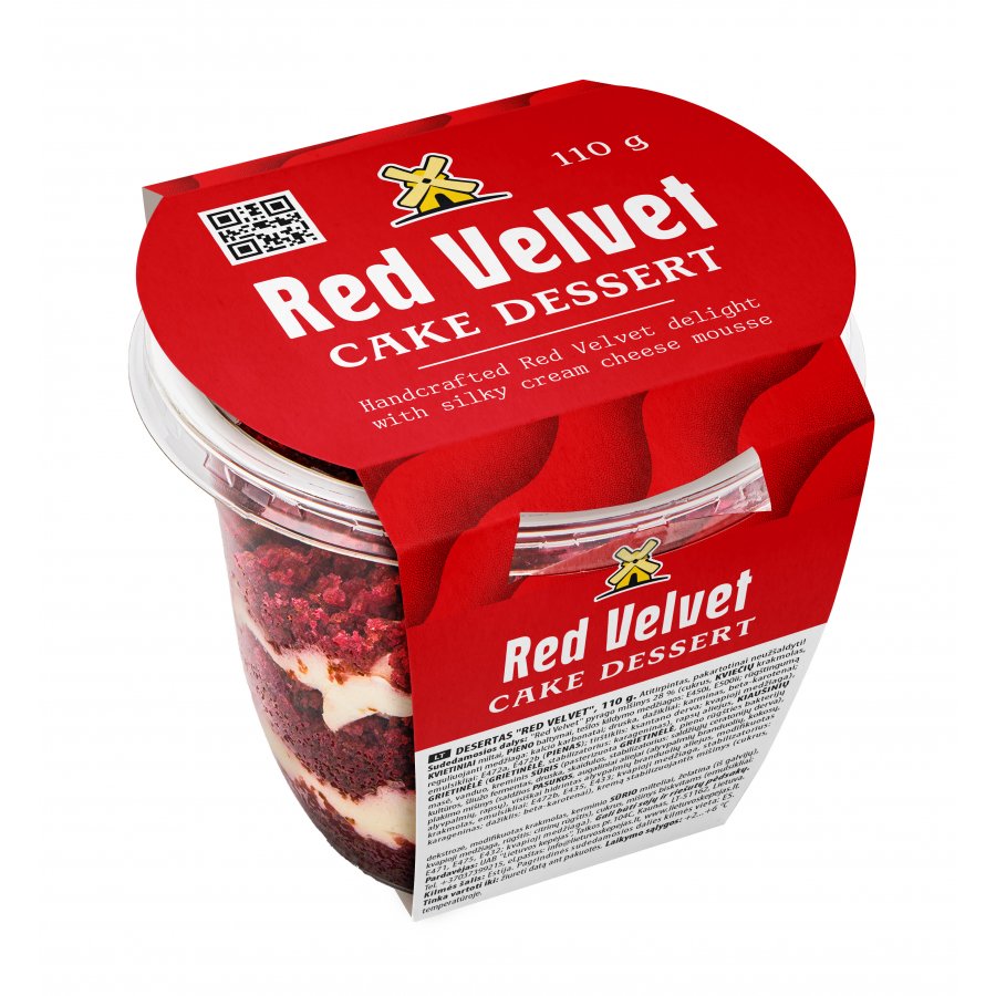 Red Velvet kūkas deserts