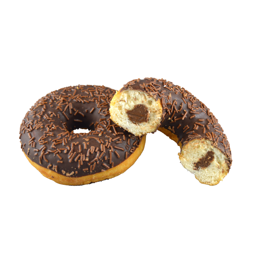 Donuts with chocolate filling