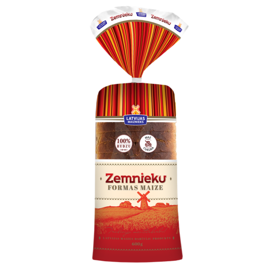 "ZEMNIEKU" formas maize (zaļā karotīte)