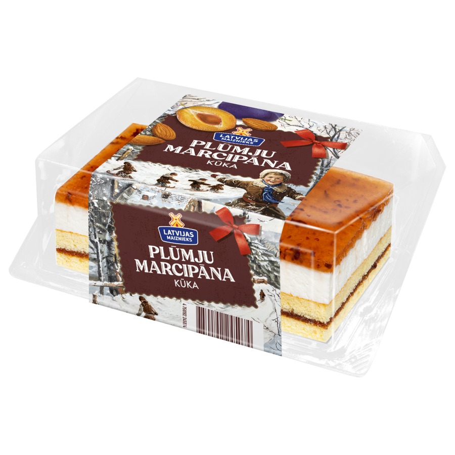  Winter cake plum-marzipan